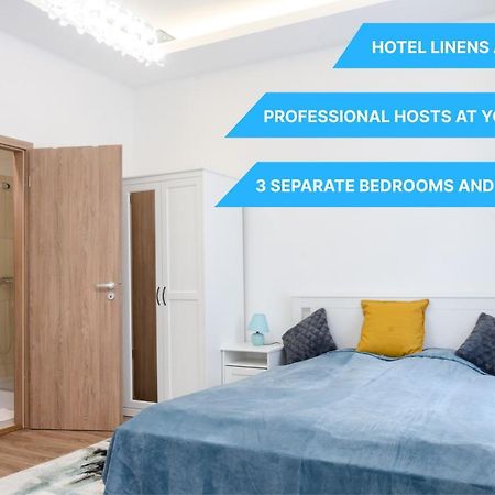 3 En Suit Bedroom Flat In The Main Centre For 6Ppl, 3Bdr,3Bthr,Ac Budapest Eksteriør billede